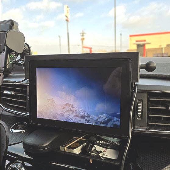 Ford Explorer 8" screen  mounting sleeve