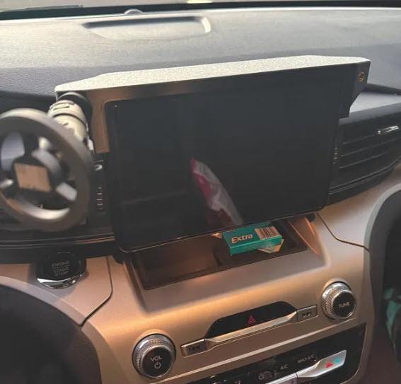 Ford Explorer 8" screen  mounting sleeve