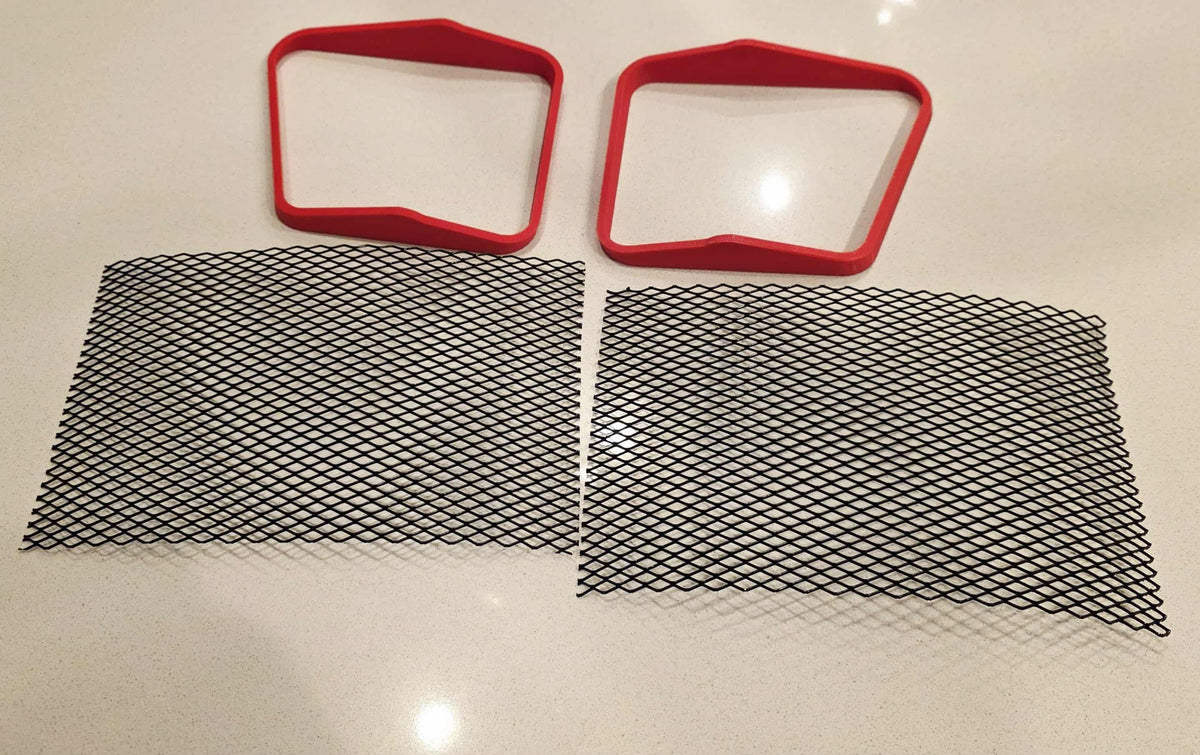 20-24 Ford Explorer ST Fog Light Vent Cutting Templates