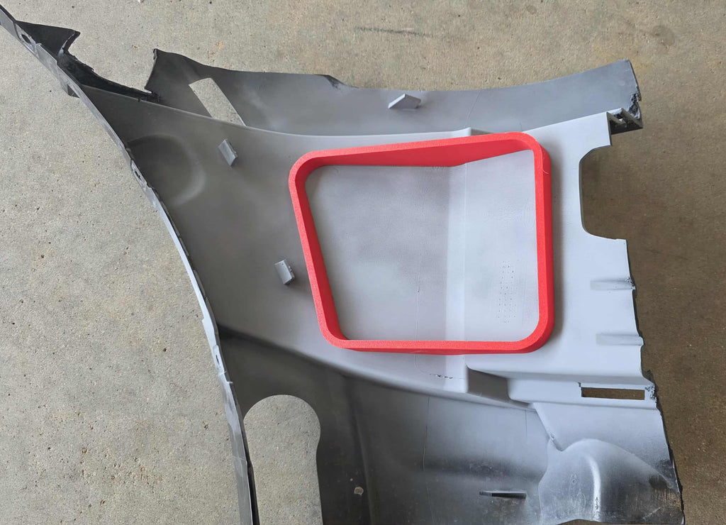 20-24 Ford Explorer ST Fog Light Vent Cutting Templates
